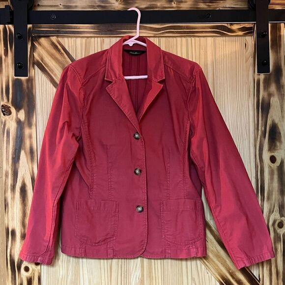 Eddie Bauer Career Jacket Red 14P - Picture 1 of 7